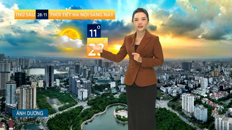 Dự báo thời tiết trưa | 28/11/2025
