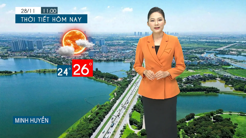 Dự báo thời tiết tối | 28/11/2025