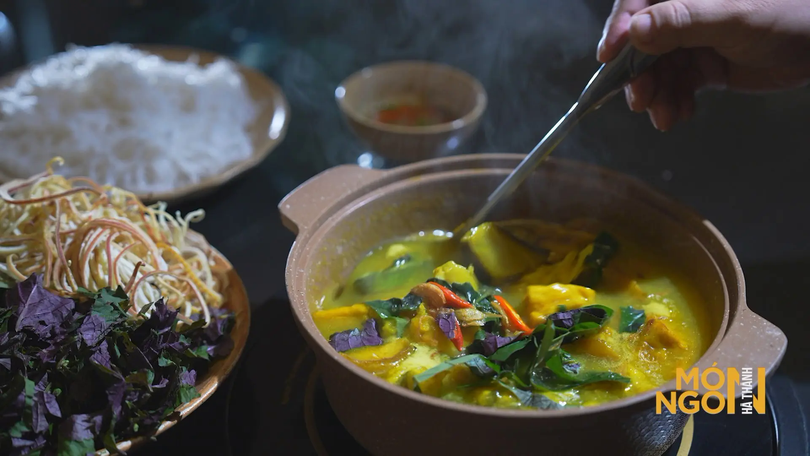 Lăng ngư om chuối đậu