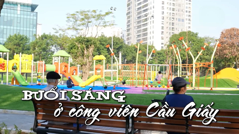 Buổi sáng ở Công viên Cầu Giấy | Nhịp sống Hà Nội | 29/11/2025