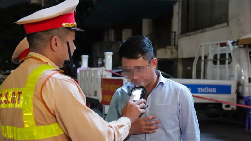 Xử lý gần 2.500 tái xế vi phạm cồn trong một ngày