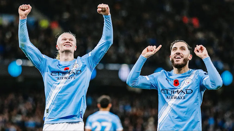 Manchester City vươn lên đứng nhì bảng giải Ngoại hạng Anh
