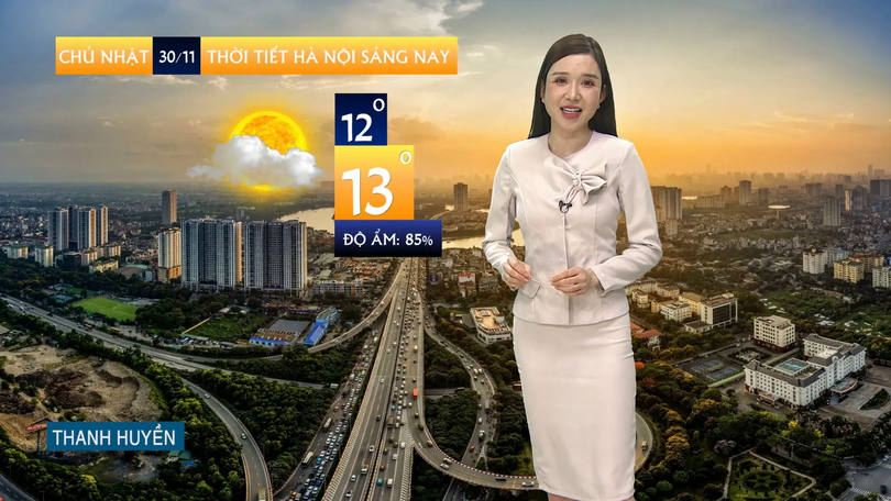 Dự báo thời tiết sáng | 30/11/2025