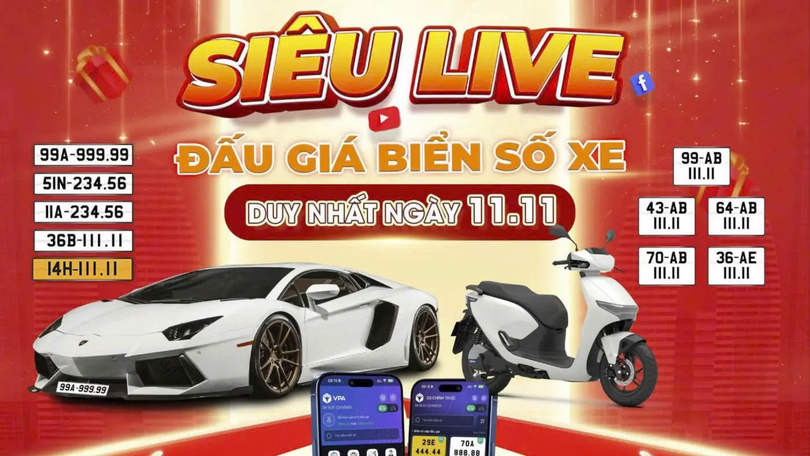 VPA tổ chức đấu giá biển số xe trên nền tảng số FPT Play