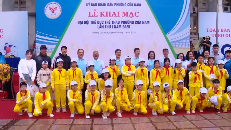 Khai mạc Đại hội TDTT phường Cửa Nam lần thứ nhất