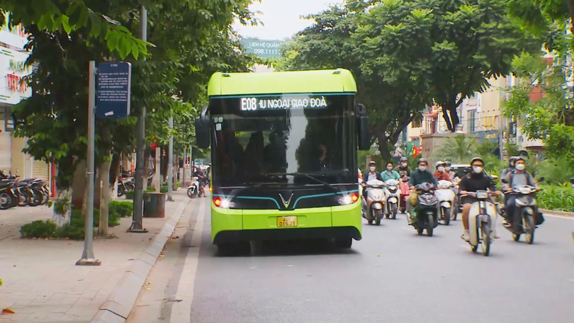 Xe buýt Hà Nội hoàn thành kế hoạch chuyển đổi xanh