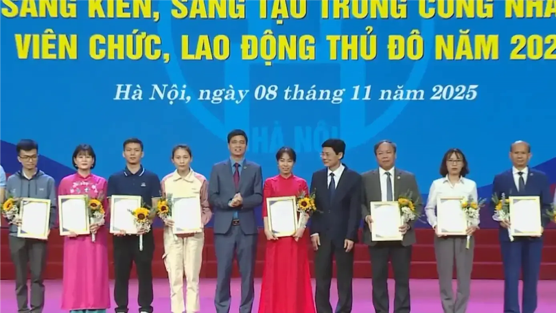 Hà Nội tôn vinh thợ giỏi, biểu dương sáng kiến tiêu biểu