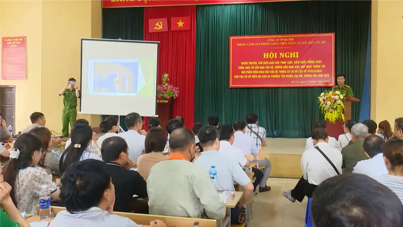 Khai báo, cập nhật dữ liệu quốc gia về PCCC