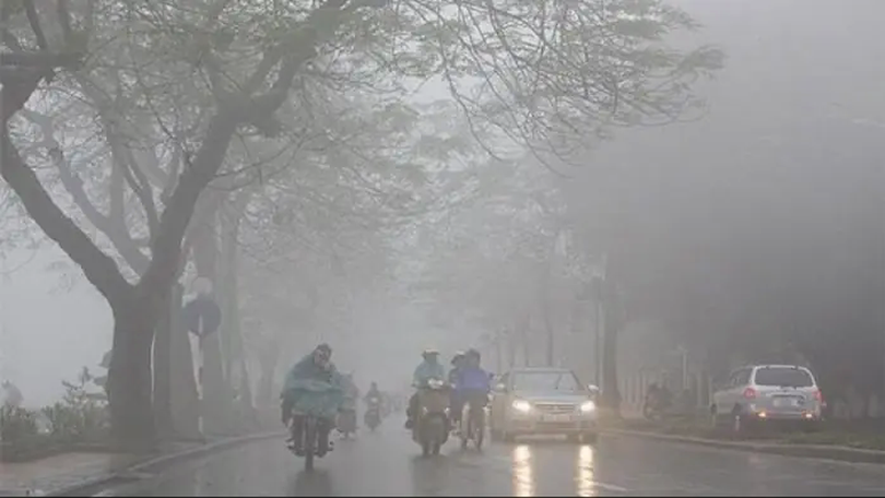 Thời tiết 2/12: Hà Nội sáng sớm có mưa phùn và sương mù