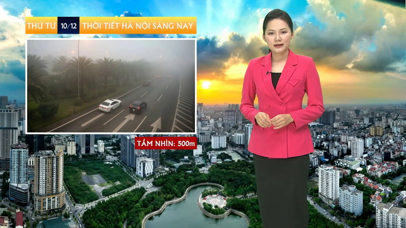 Dự báo thời tiết sáng | 10/12/2025