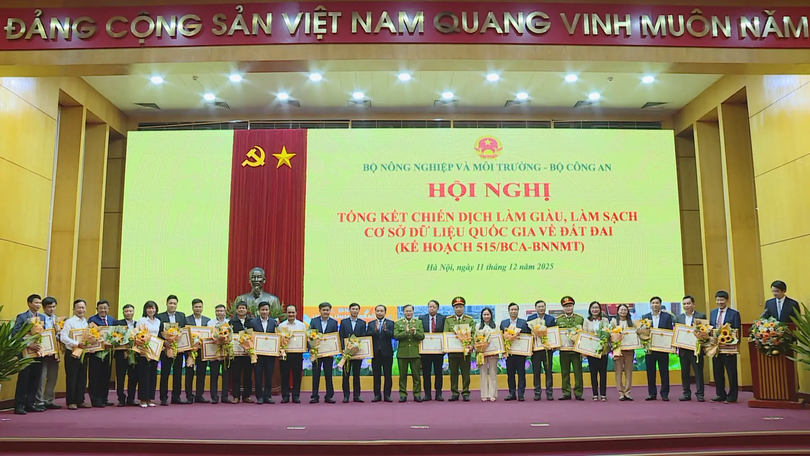 Chiến dịch làm sạch dữ liệu đất đai vượt mục tiêu