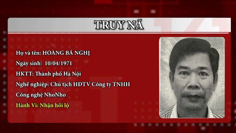 Bộ Công an truy nã đặc biệt Hoàng Bá Nghị