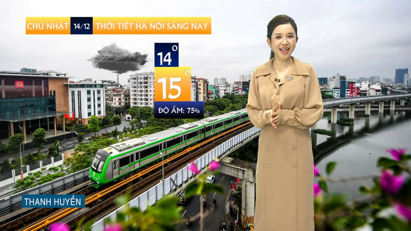 Dự báo thời tiết sáng | 14/12/2025