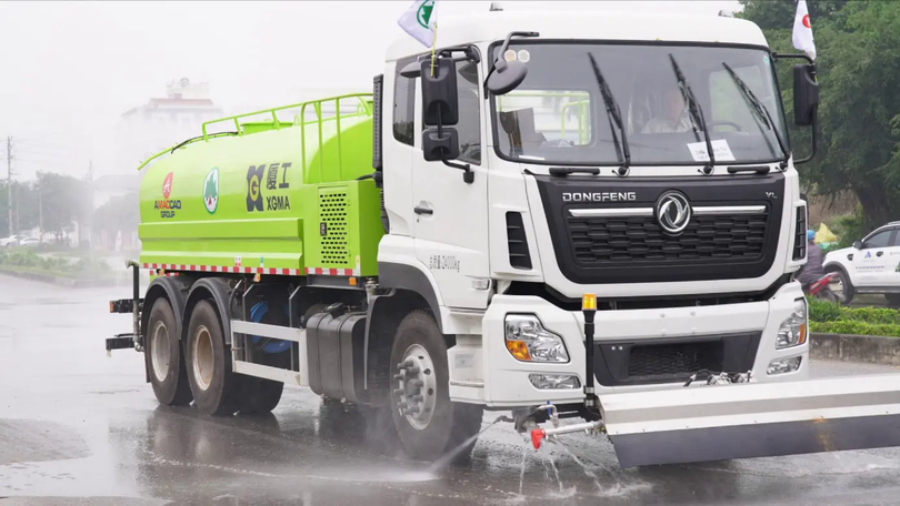 Bổ sung xe phun sương cải thiện chất lượng không khí