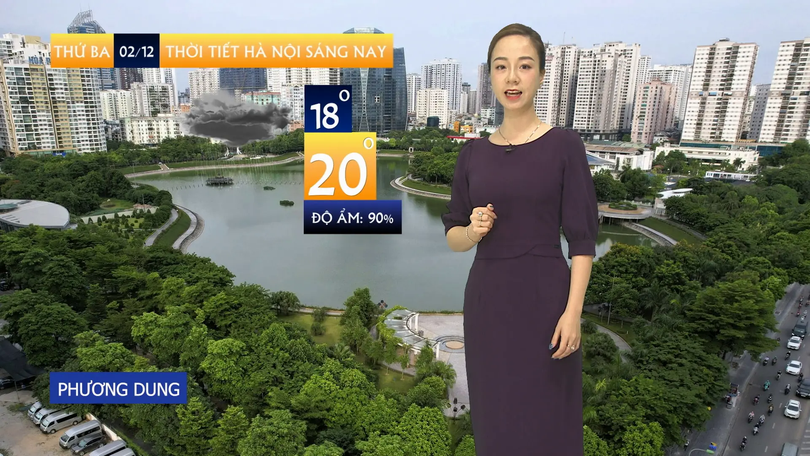 Dự báo thời tiết trưa | 02/12/2025