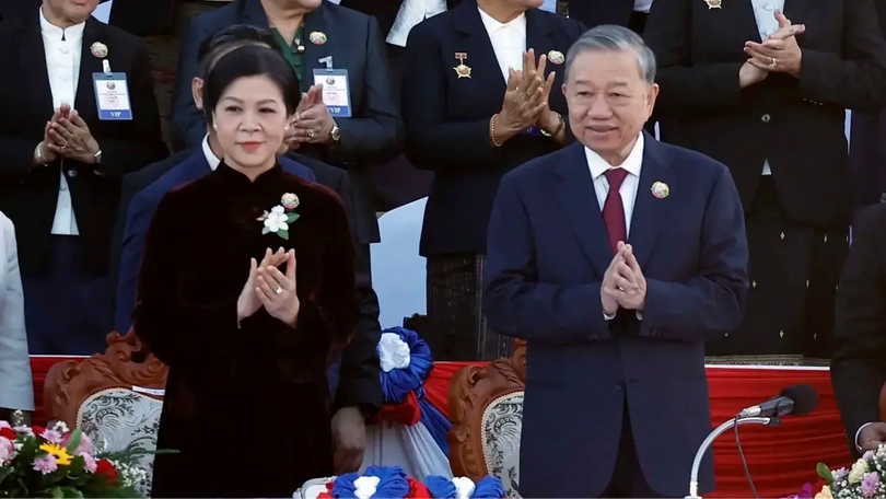 Tổng Bí thư Tô Lâm dự Lễ kỷ niệm 50 năm Quốc khánh Lào