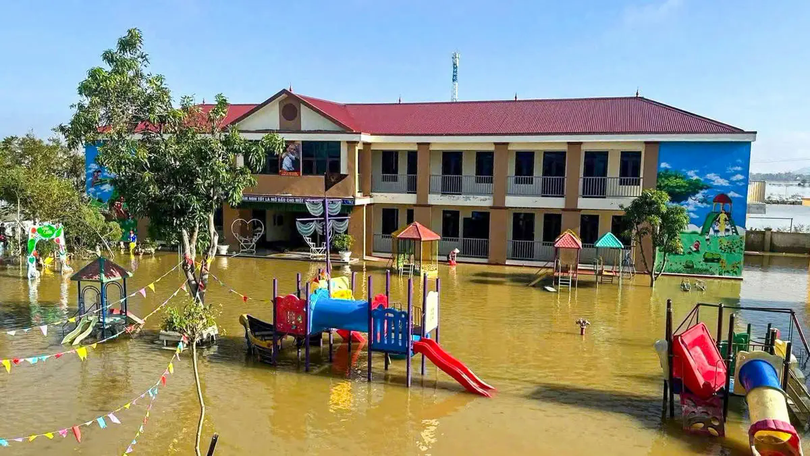 Hoàn thành sửa chữa trường lớp ở vùng lũ trước 10/12