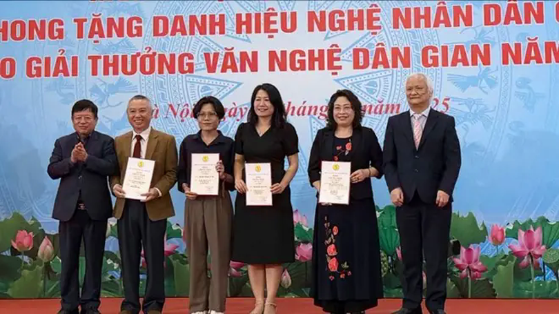 49 tác phẩm đạt Giải thưởng Văn nghệ dân gian năm 2025