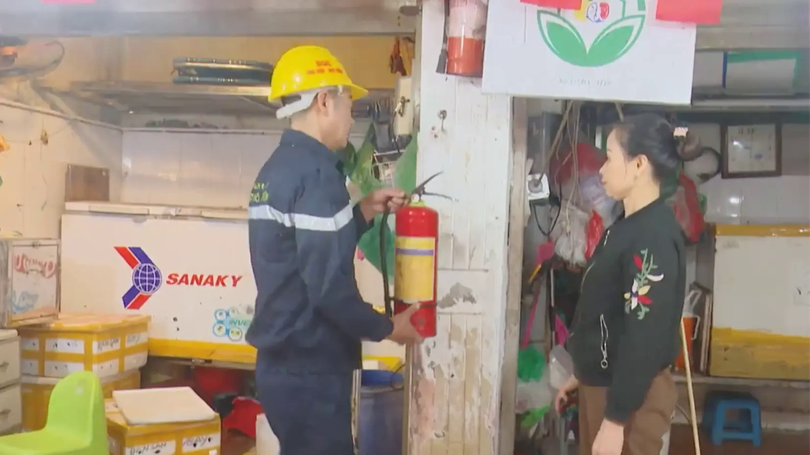 Siết an toàn phòng cháy tại các chợ dịp cuối năm