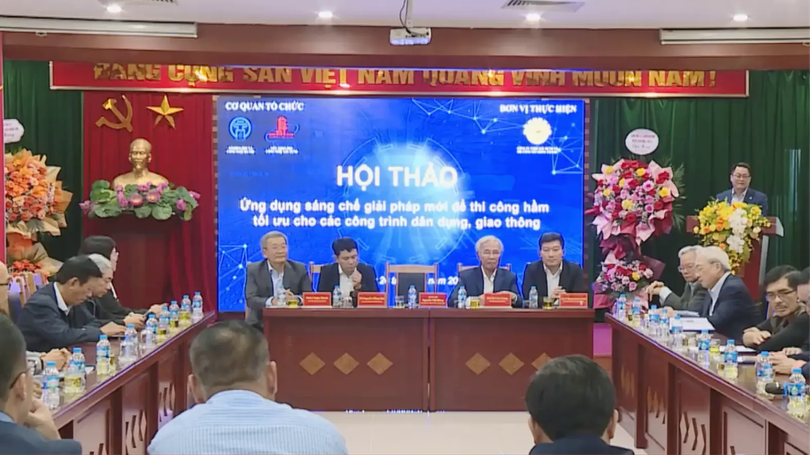 Sáng chế, giải pháp mới để thi công hầm tối ưu