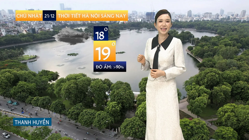 Dự báo thời tiết sáng | 21/12/2025