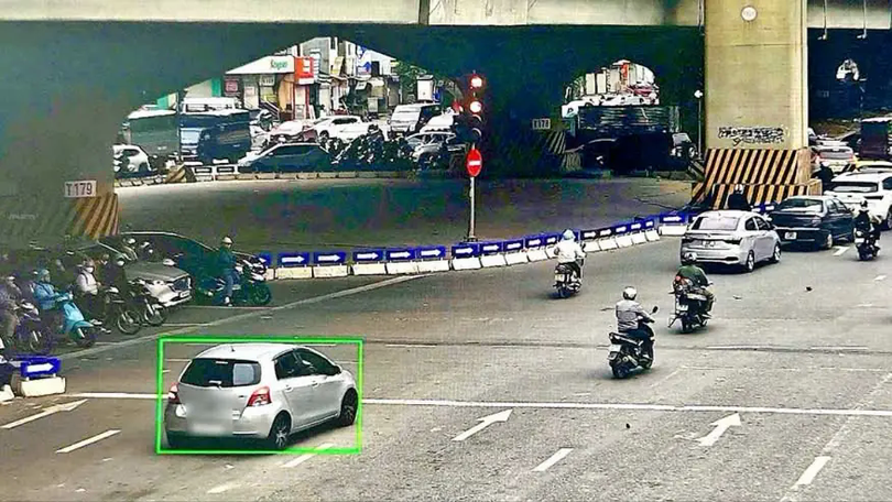 Camera AI có thể truy vết xe vi phạm trong 75 ngày