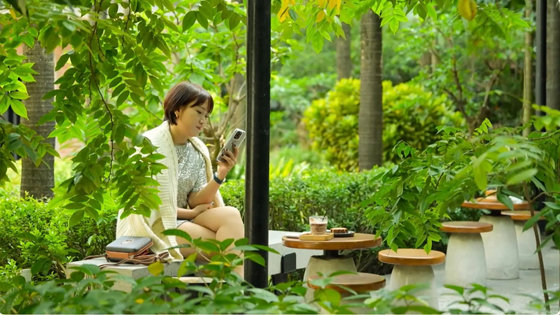 Cà phê xanh trong lòng thành phố
