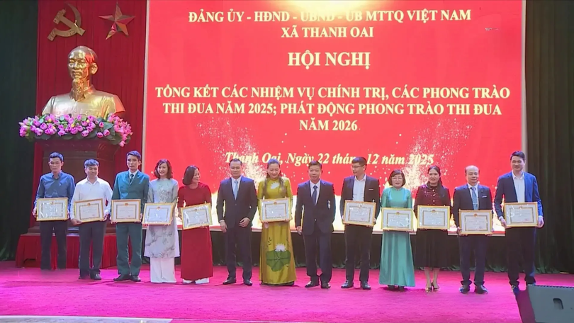 Xã Thanh Oai phát động phong trào thi đua năm 2026