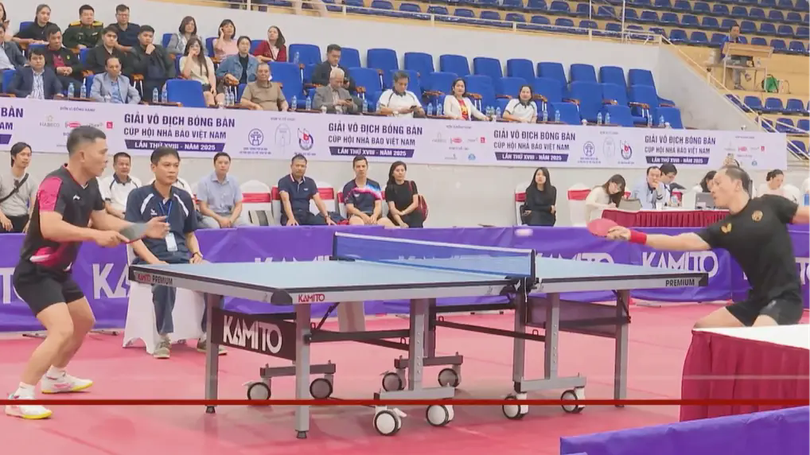 Giải Bóng bàn Hội Nhà báo - sân chơi giàu ý nghĩa