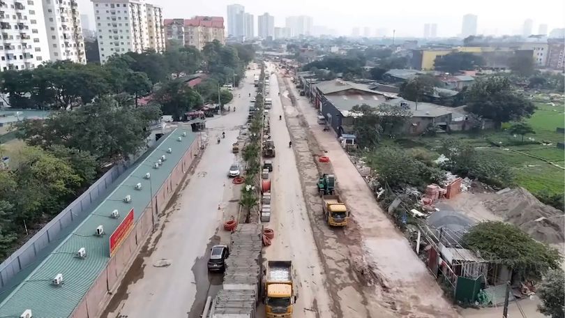 Đường vành đai 2,5 đoạn Đầm Hồng – quốc lộ 1A hoàn thành GPMB