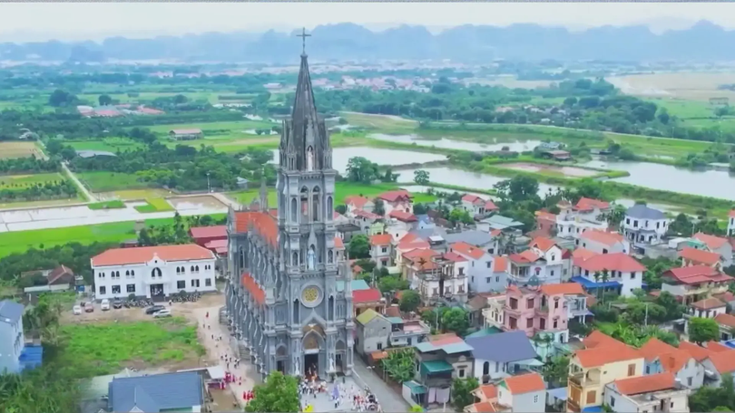 Chuẩn bị lễ Giáng sinh ở Giáo xứ Giang Soi