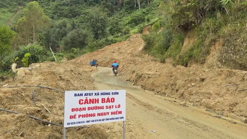Ngổn ngang vùng sạt lở ở miền núi Đà Nẵng