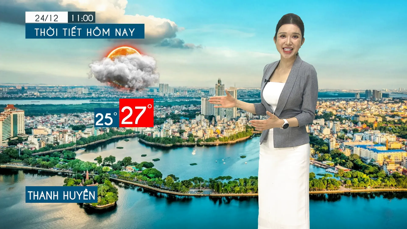 Dự báo thời tiết tối | 24/12/2025