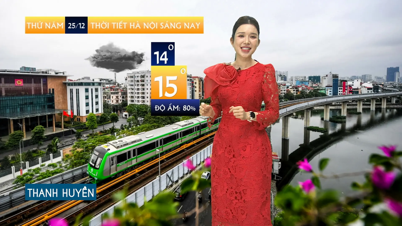 Dự báo thời tiết sáng | 25/12/2025