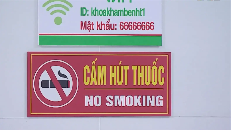 Cấm hút thuốc lá hoàn toàn tại các cơ sở y tế