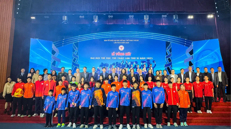 Tổng kết Đại hội Thể dục thể thao Thủ đô 2025