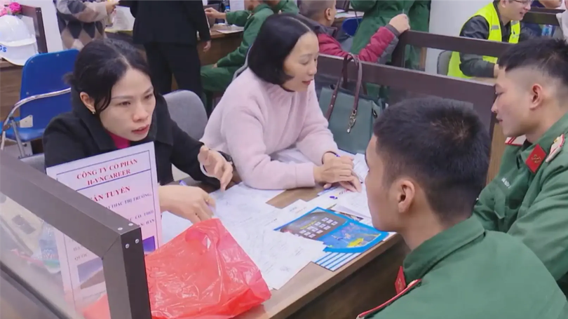 Hơn 2.000 cơ hội việc làm cho bộ đội xuất ngũ