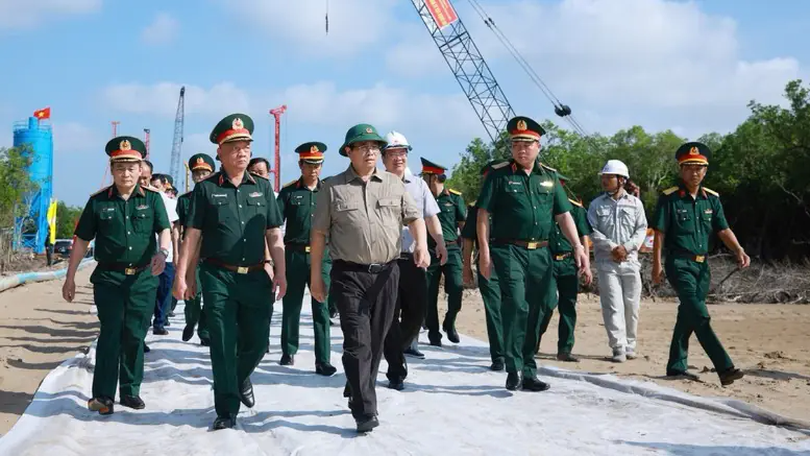 Thủ tướng kiểm tra, đôn đốc dự án chiến lược tại Cà Mau