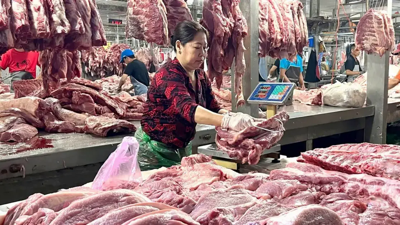 Giá thịt lợn tăng mạnh