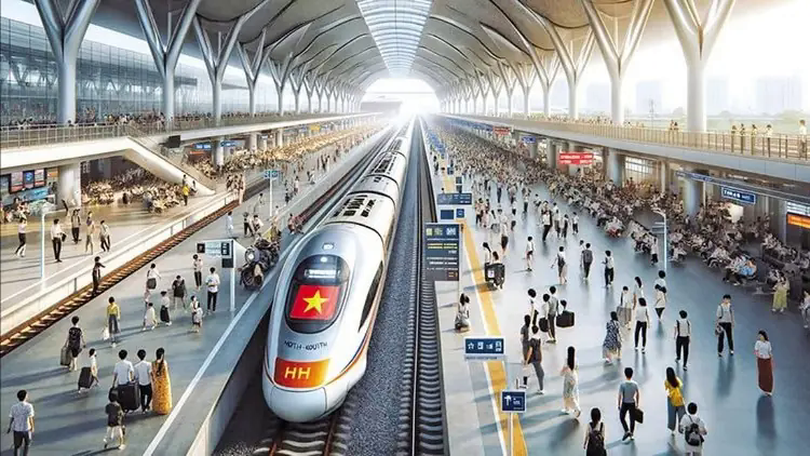 Dự kiến khởi công dự án đường sắt tốc độ cao Bắc-Nam