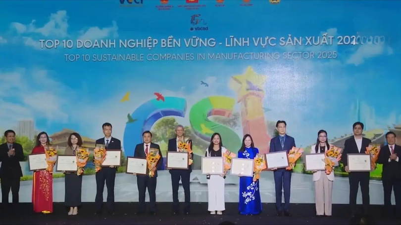 Công bố 100 doanh nghiệp bền vững 2025