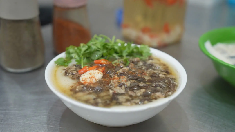Bánh đúc nóng ngày đông