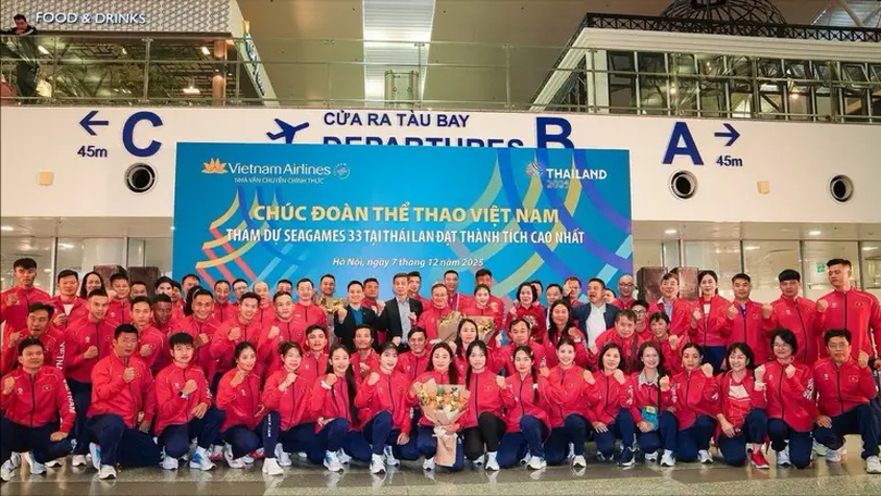 Lễ tiễn đoàn thể thao Việt Nam tham dự SEA Games 33