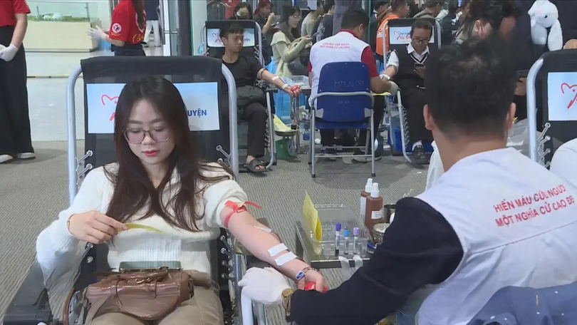 Ngày hội hiến máu 'Trái tim tình nguyện' 2025