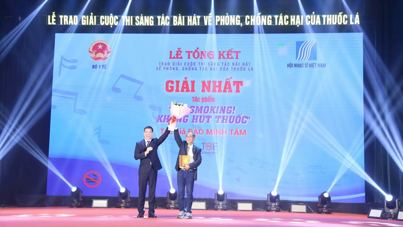 Trao giải sáng tác bài hát phòng chống tác hại thuốc lá