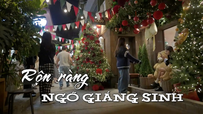 Rộn ràng ngõ Giáng sinh | Nhịp sống Hà Nội | 07/12/2025