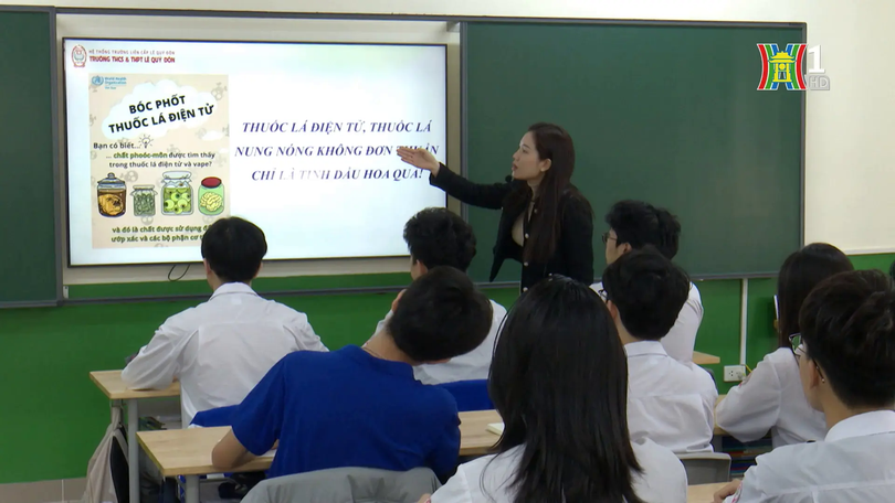 Nói không với thuốc lá điện tử trong trường học | Vì chất lượng dân số Thủ đô | 09/12/2025