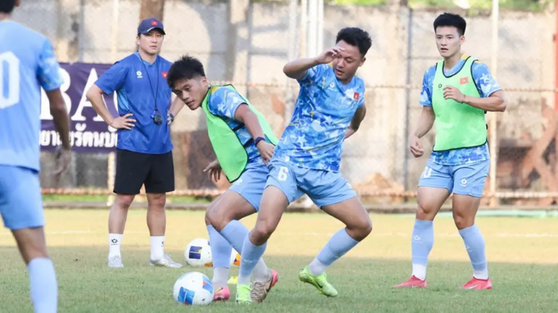 U22 Việt Nam duy trì tập luyện trước trận gặp Malaysia