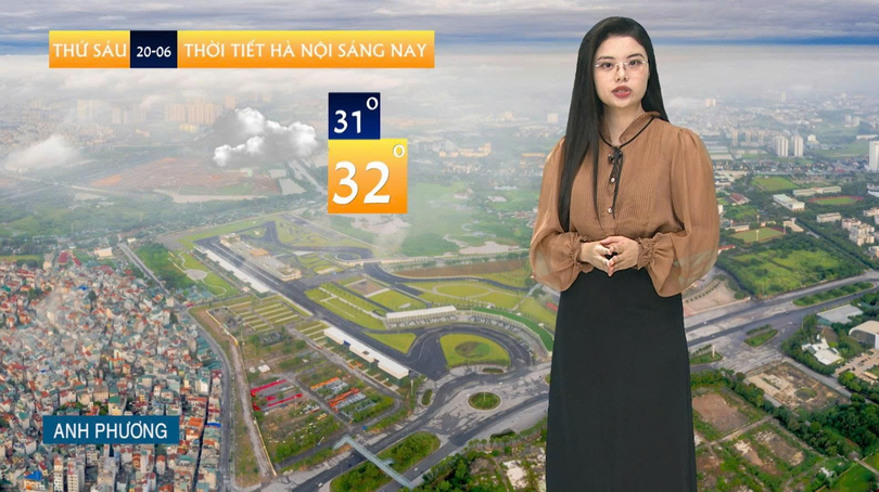 Dự báo thời tiết trưa | 20/06/2025