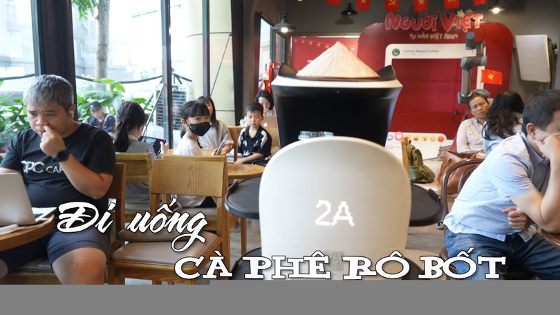 Đi uống cà phê robot | Nhịp sống Hà Nội | 20/06/2025